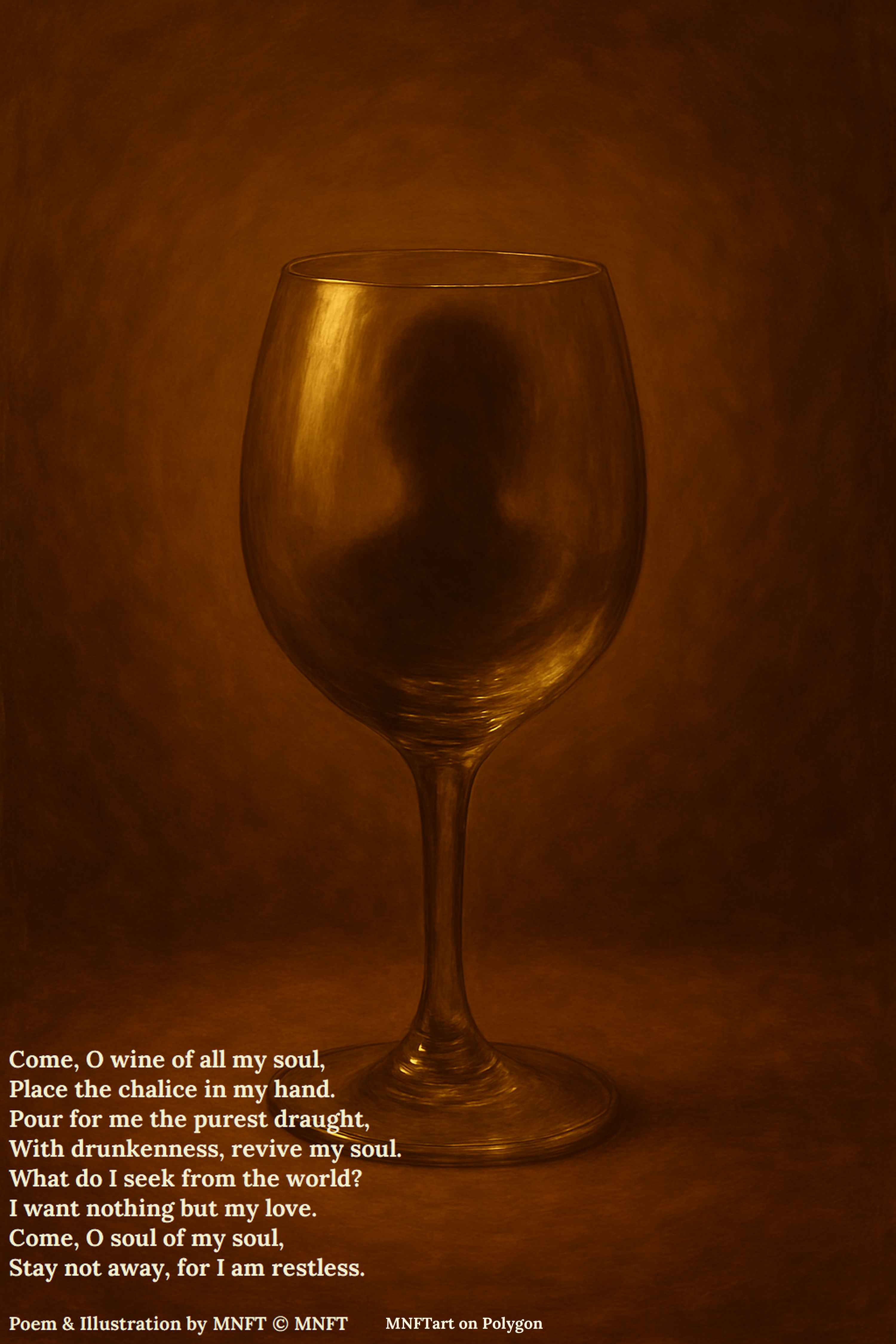 Come,O wine Of All My Soul - MNFTart Abstract Art NFT