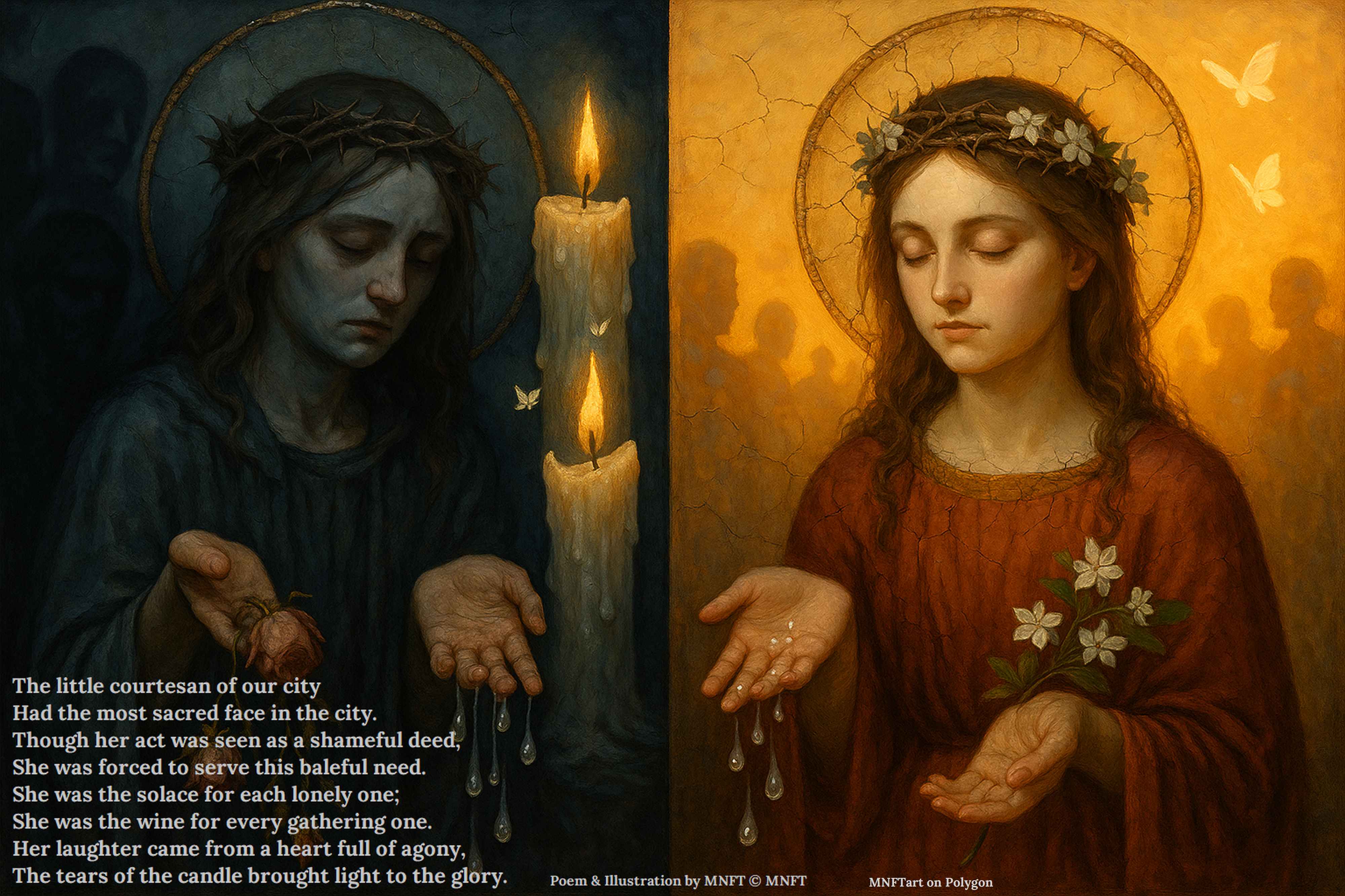 The little Courtesan Of Our City - MNFTart Exclusive NFT